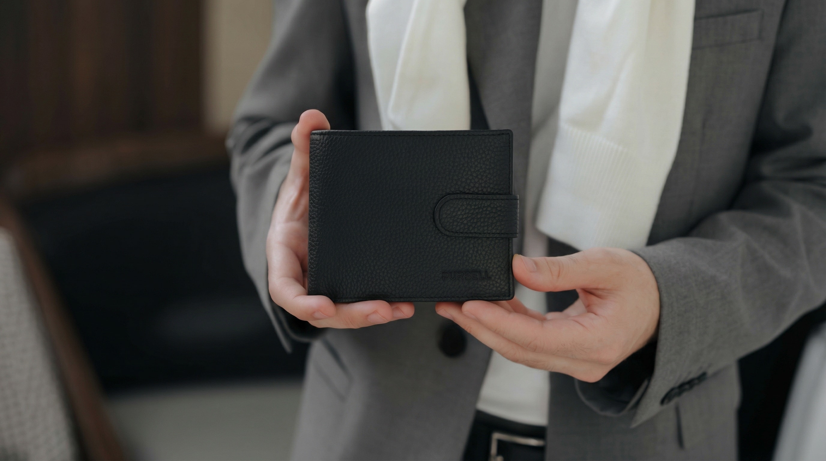 Кожаный кошелек портмоне из натуральной кожи